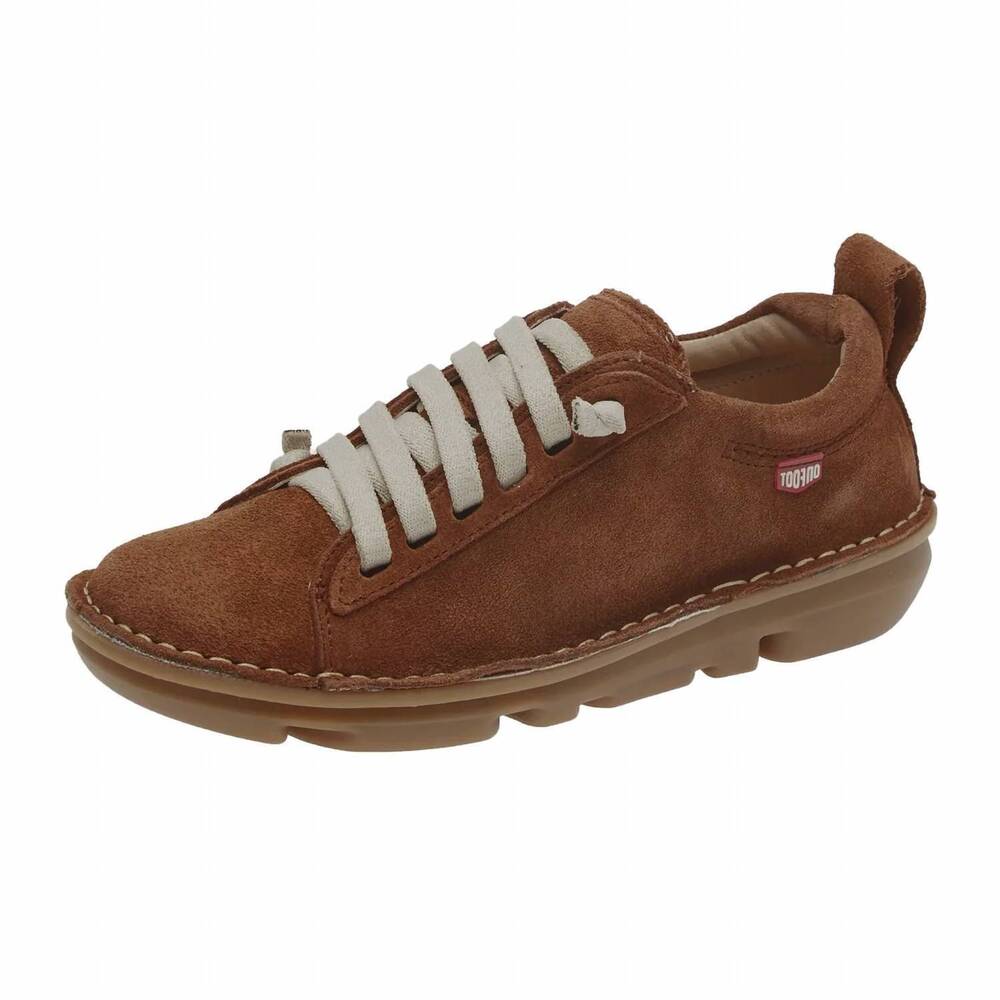 NEW ONFOOT women's afelpado low top sneaker in castana